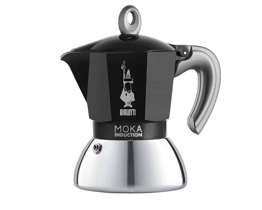 Bialetti NEW Moka Induktion Espressokocher 2 Tassen schwarz