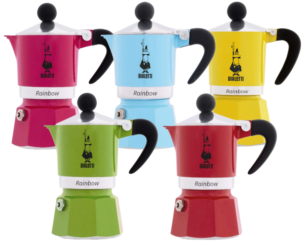 Bialetti Rainbow GELB 1 Tasse Espressokocher - Bild 1