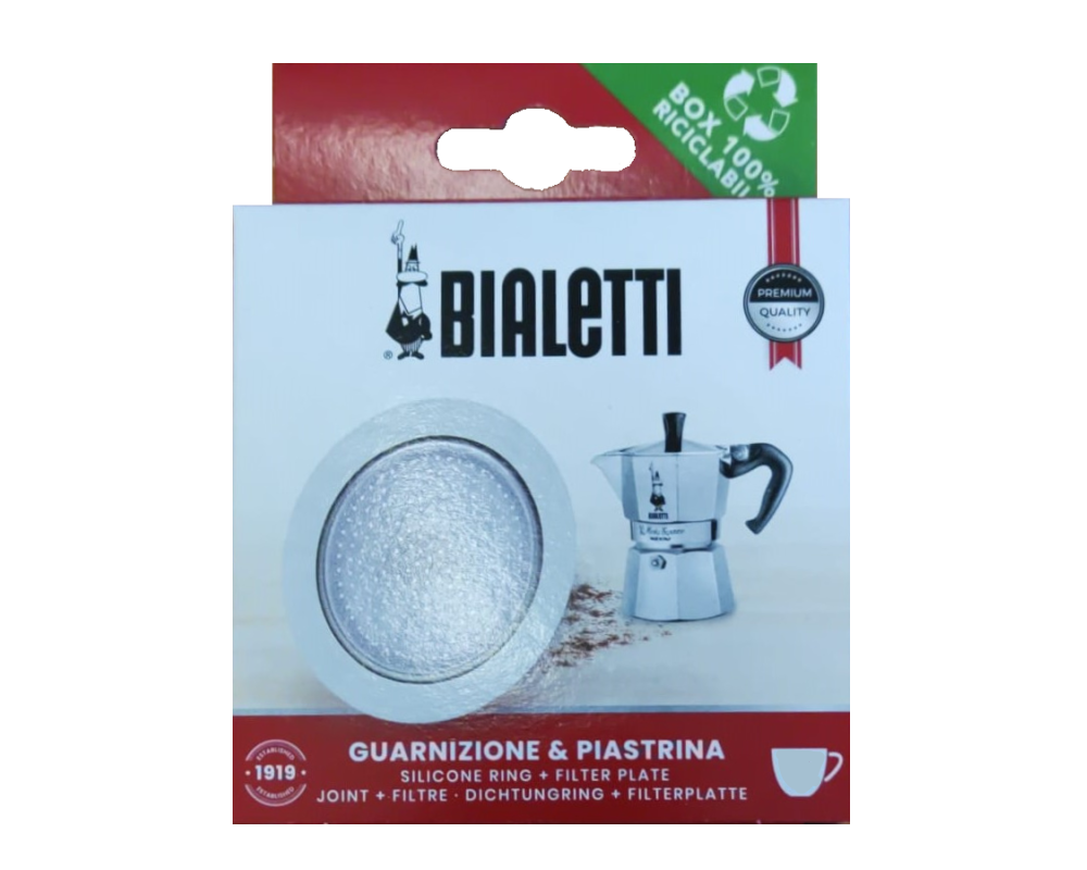 Bialetti Dichtungs-Set ALU - Filterplatte und Silikondichtung