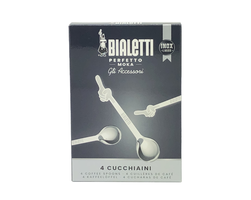 Bialetti OMINO Design Espresso Löffel 4er Set