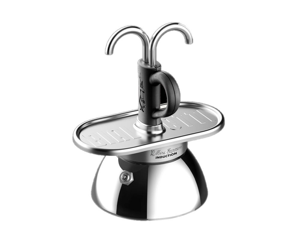 Bialetti Mini Express Induktion mit 2 Becher Direkt Auslauf Espressokocher - Bild 2
