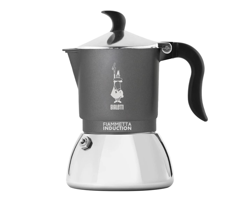 Bialetti Fiammetta Induktion 4 Tassen ANTHRAZIT Espressokocher