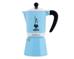 Bialetti Rainbow HELLBLAU 6 Tassen Espressokocher
