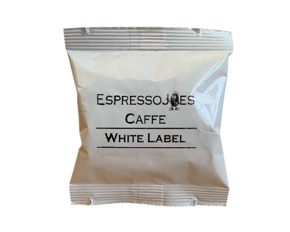 EspressoJOEs Caffe WHITE LABEL ESE Pads ab 1 Stück a 7gr. Cialde