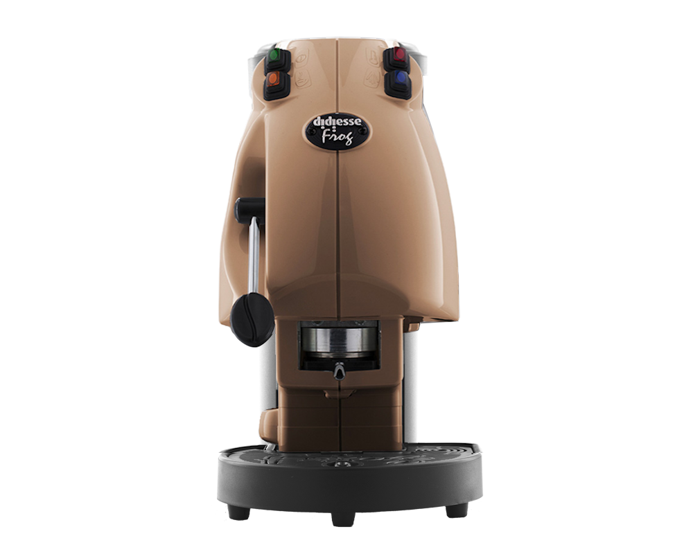 Didiesse FROG Revolution beige Kaffee-Padmaschine PLUS 50 Pads