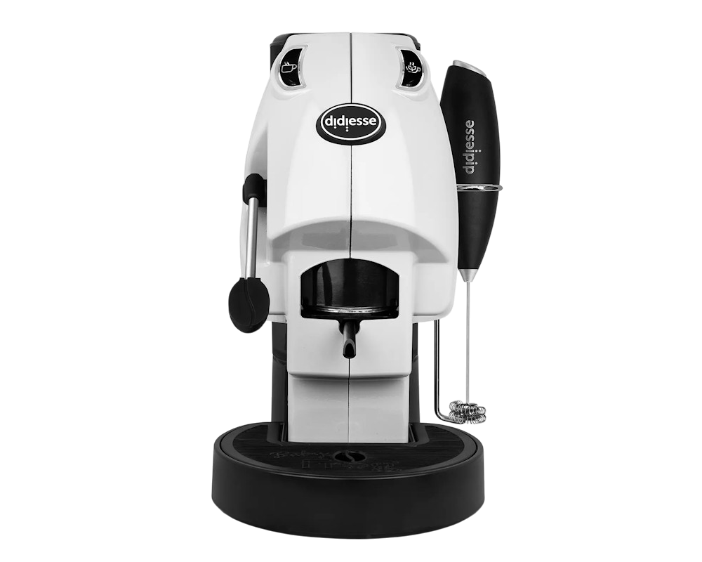 Didiesse BABY FROG Coffee & Tea weiß Kaffee-Padmaschine PLUS 50 Pads