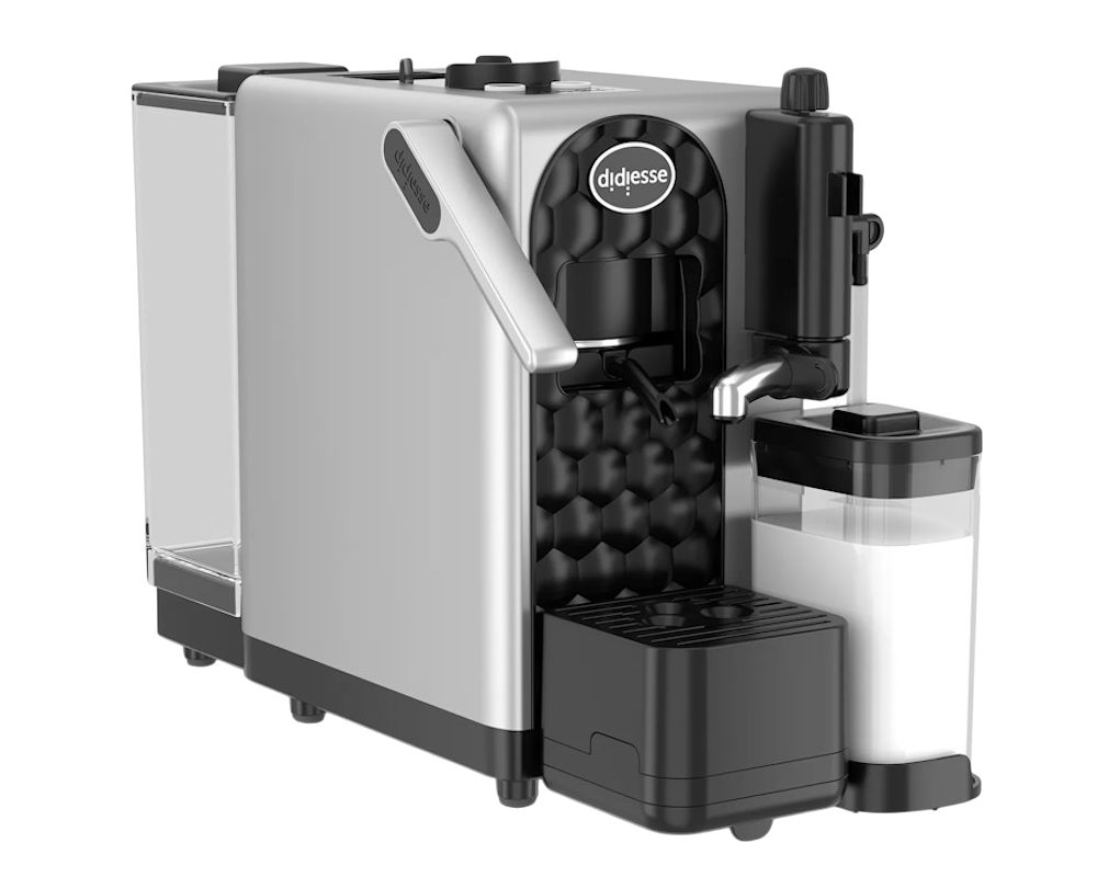 Didiesse MILKSIDE silber Kaffee-Padmaschine PLUS 50 Pads - Bild 1