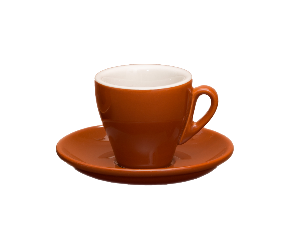 Nuova Point 6er-Set MILANO (65ml) Espresso Tasse braun (Marrone)