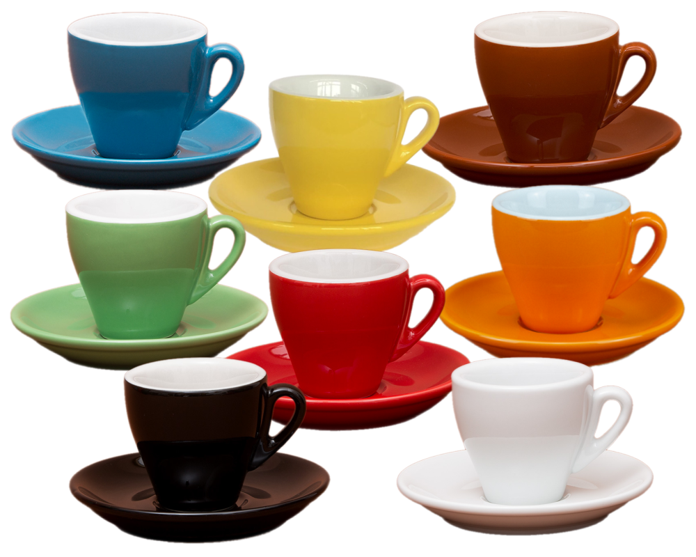Nuova Point 6er-Set MILANO (65ml) Espresso Tasse braun (Marrone) - Bild 2