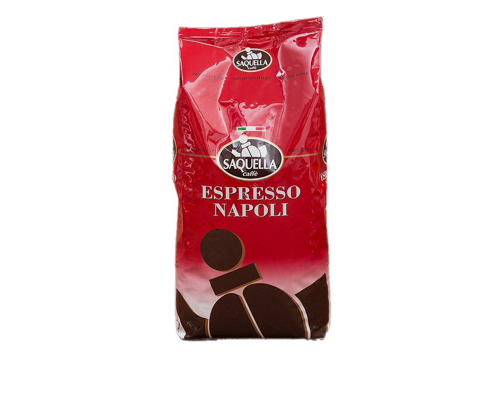 Saquella Espresso Napoli Kaffee ganze Bohnen 1KG