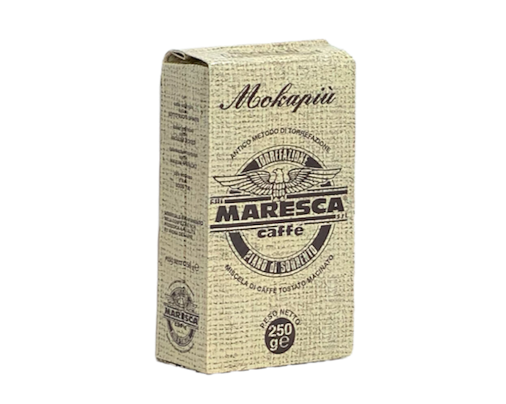 Maresca Mokapiu Espresso Kaffee gemahlen 250 gr. aus Sorrento