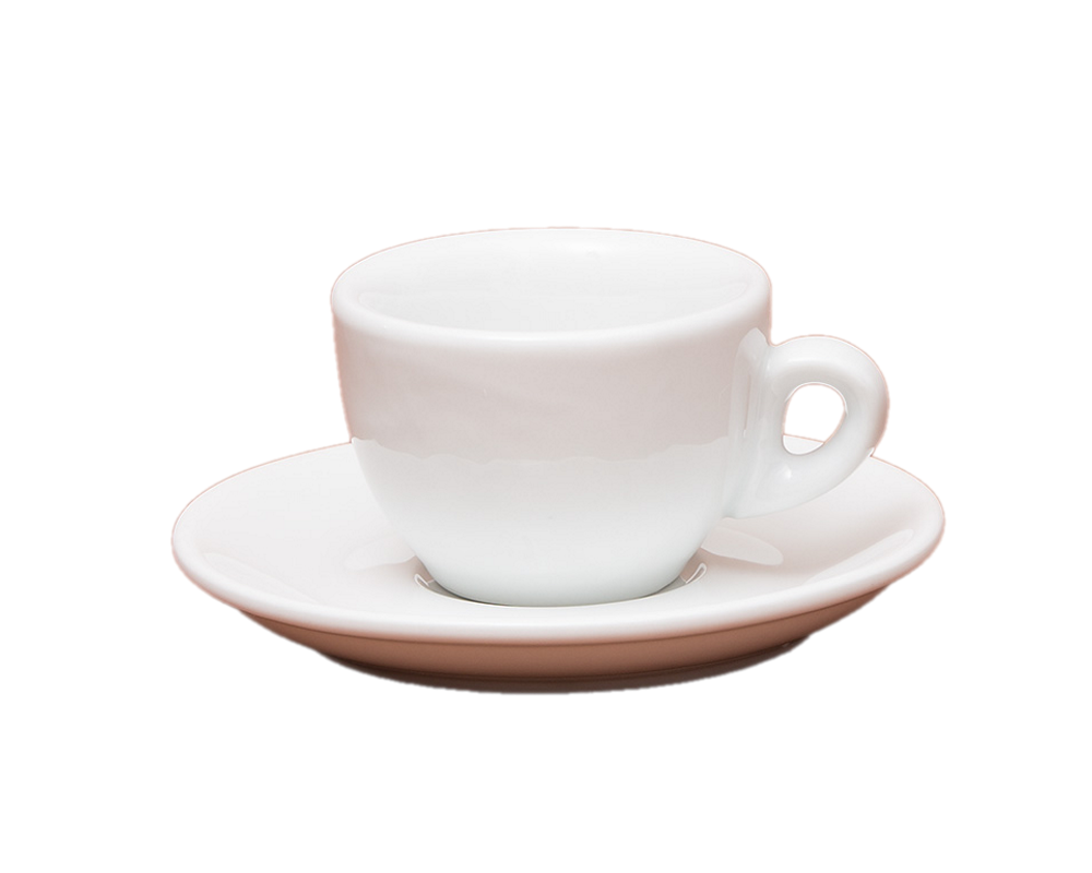 Nuova Point 6er-Set SORRENTO (62ml) Espresso Tasse weiß