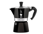 Bialetti Moka Express schwarz 3 Tassen Espressokocher