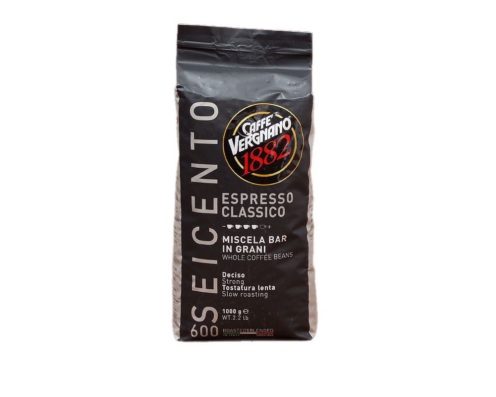 Vergnano CLASSICO 600 (Seicento) Espresso Kaffee Bohnen 1KG
