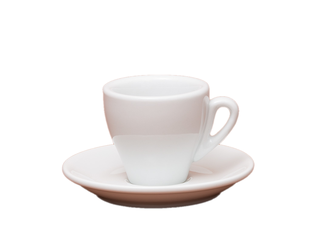 Nuova Point 6er-Set MILANO (65ml) Espresso Tasse weiß (Bianca)