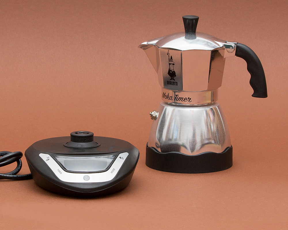 Bialetti Moka Timer 3 Tassen elektrische Espressomaschine mit Timer Funktion - Bild 1