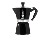 Bialetti Moka Express schwarz 6 Tassen Espressokocher
