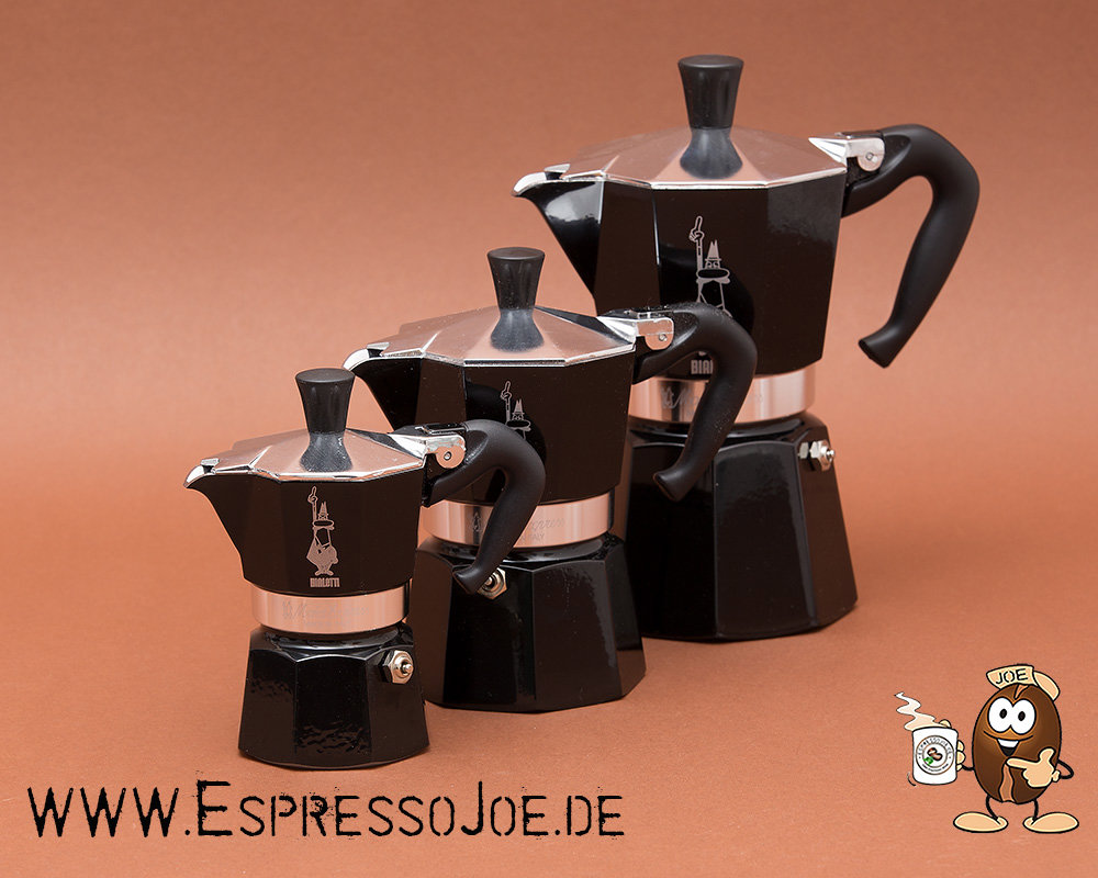Bialetti Moka Express schwarz 6 Tassen Espressokocher - Bild 1