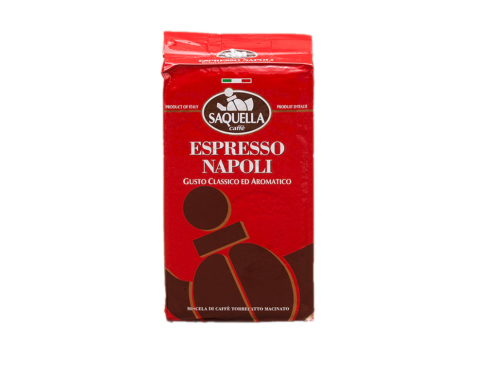 Saquella Espresso NAPOLI 250 gr gemahlen