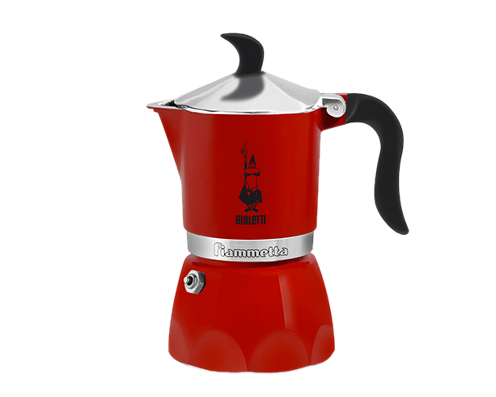 Bialetti Fiammetta ROT 3 Tassen Espressokocher