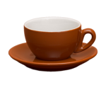 Nuova Point 6er-Set PALERMO (200ml) Cappuccino Tasse braun