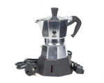 Bialetti elektrischer Espressokocher Moka Elettrika 2 Ta. Alu