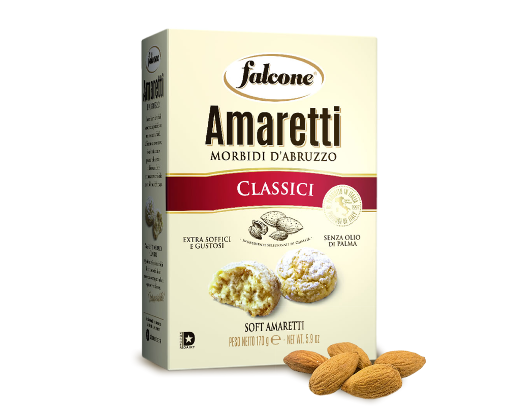Falcone Amaretti CLASSICI morbidi (Soft Amarettini) d’Abruzzo 170g