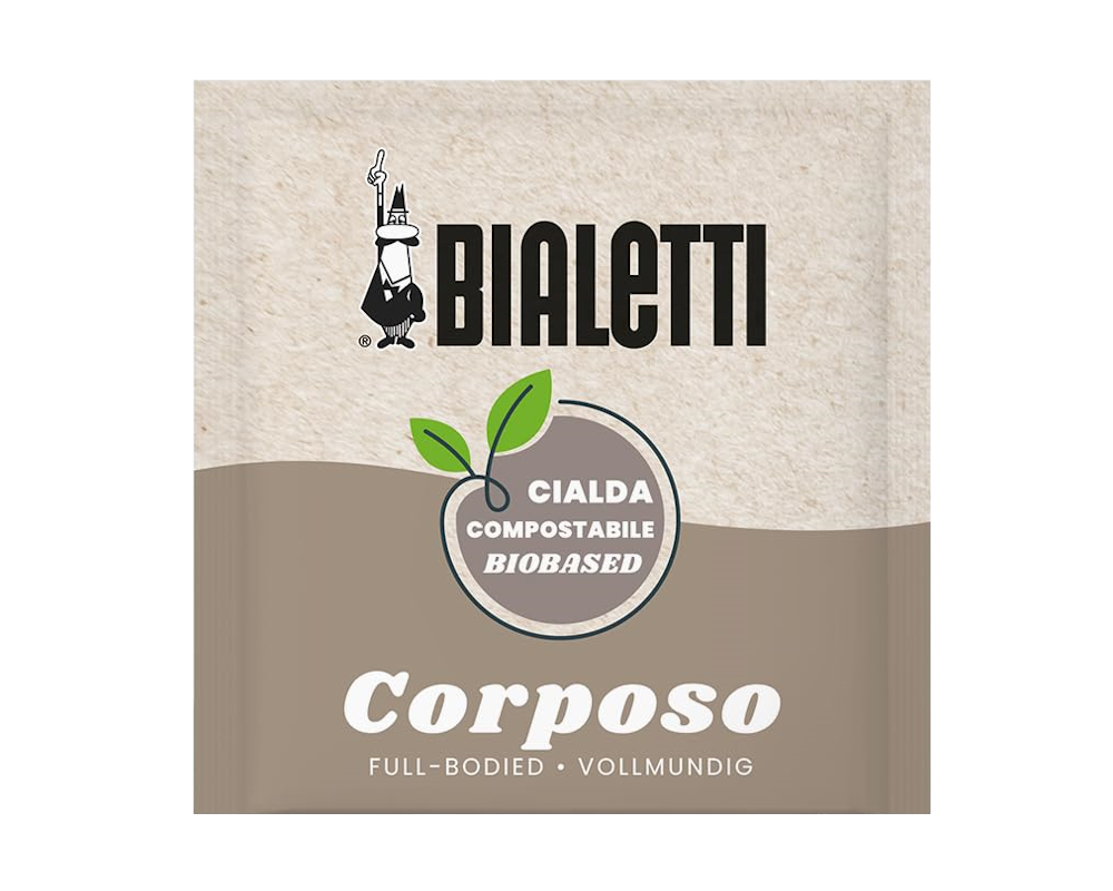 Bialetti Caffe CORPOSO Espresso ESE Pads ab 1 Stück a 7gr. Cialde