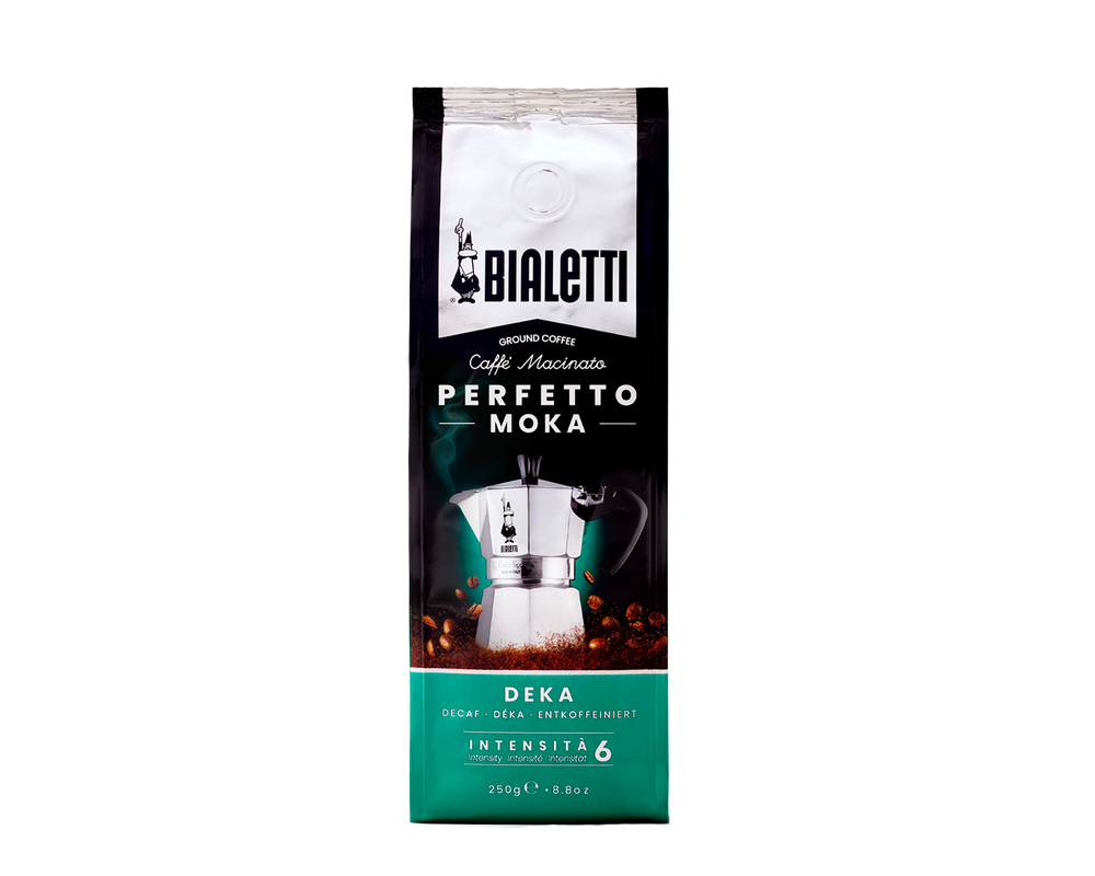 Bialetti Perfetto Moka DEKA Espresso Caffe 250g gemahlen