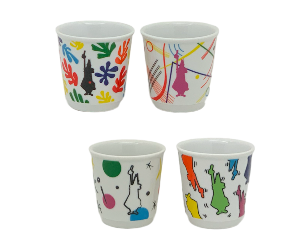 Bialetti ARTE Bicchierini Espressobecher im 4er Set