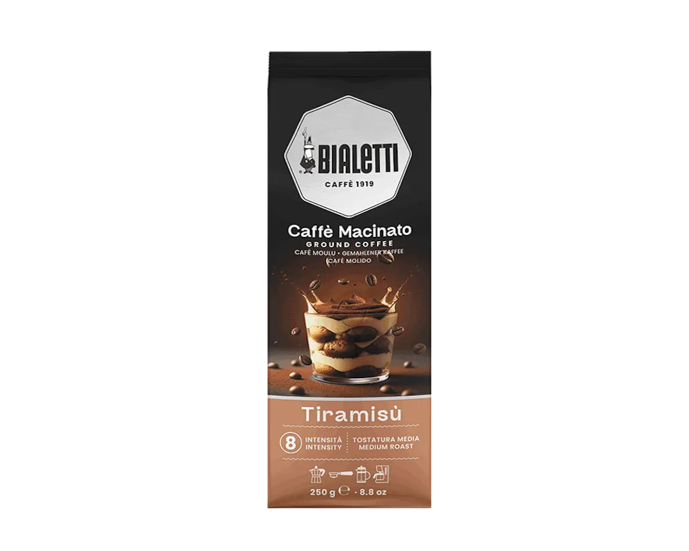 Bialetti Caffè Macinato TIRAMISÙ Espresso Caffe 250g gemahlen