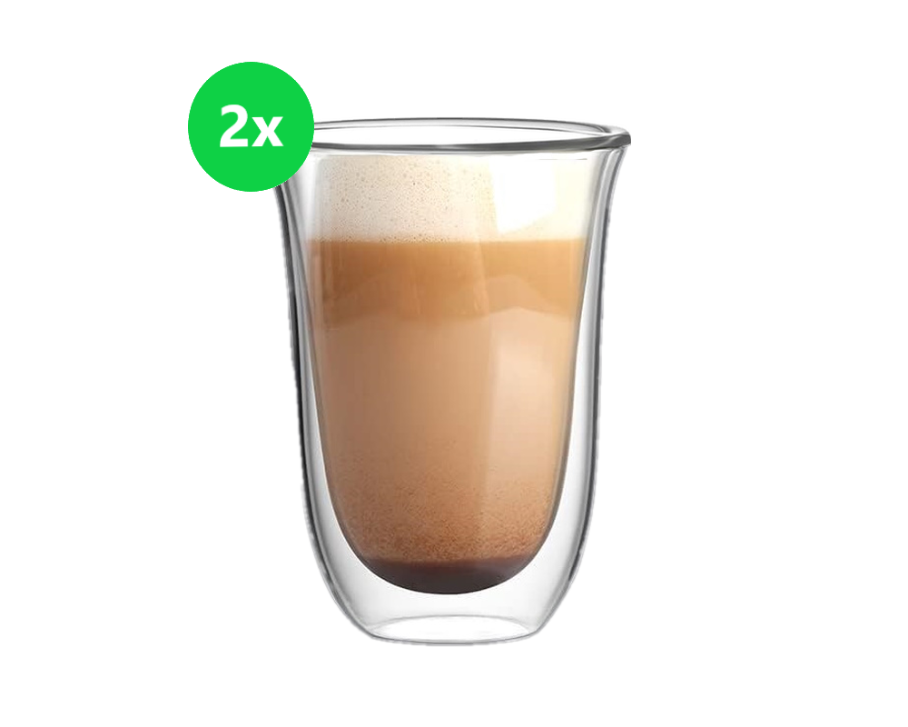 Bialetti FIRENZE Gläser 300 ml doppelwandig 2er Set (Borosilikatglas)