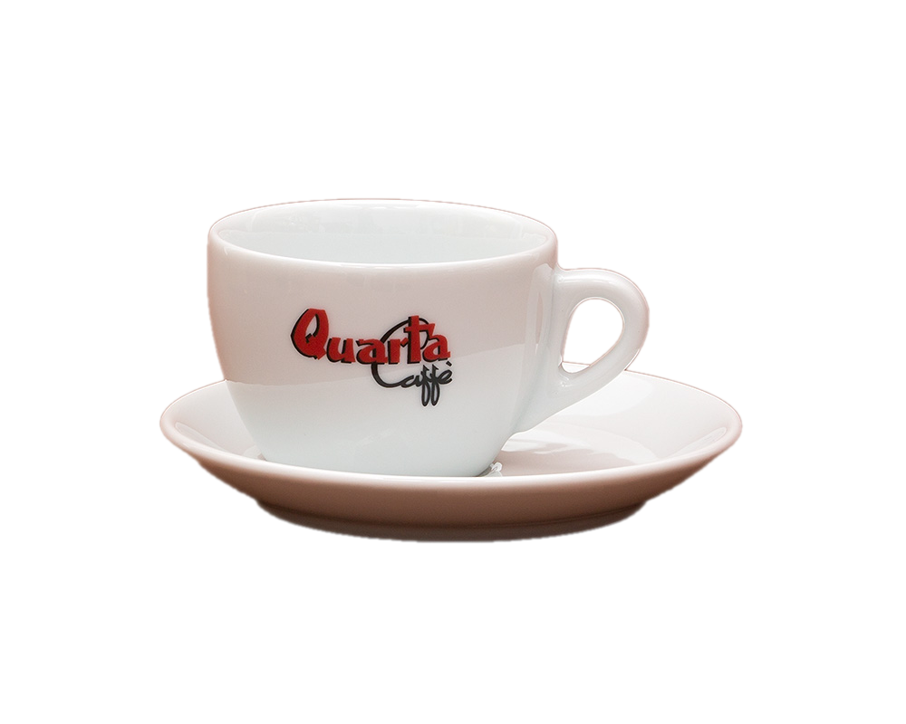Quarta Caffé moderne Cappuccino Tasse mit Untertasse