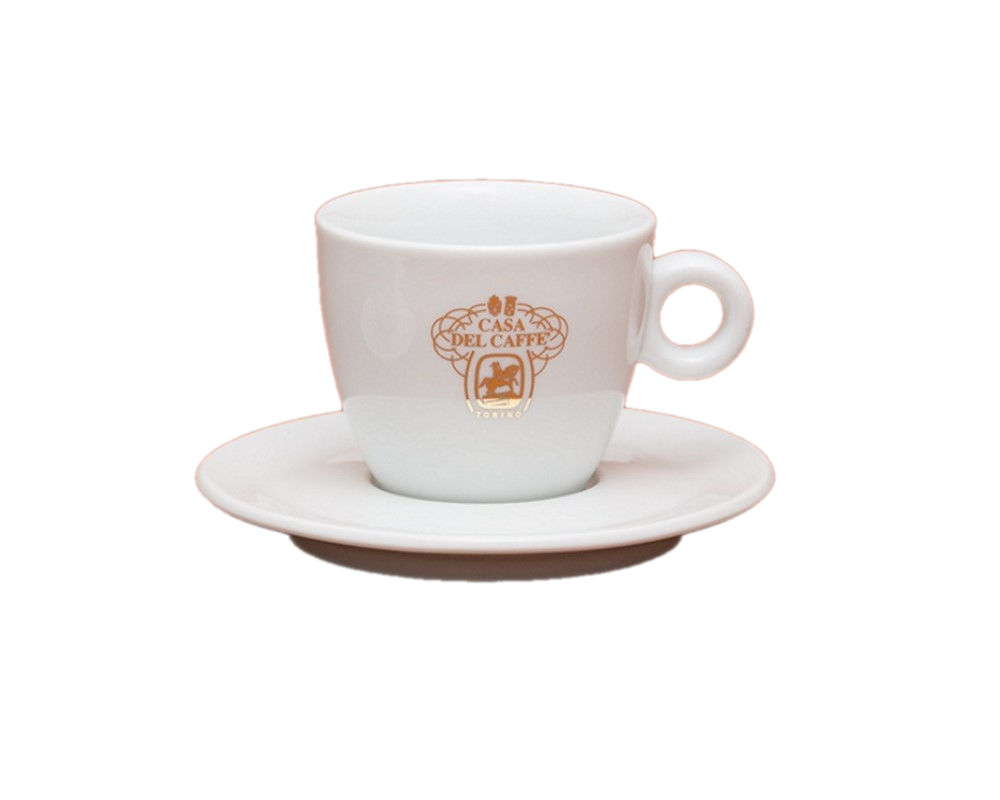 Casa del Caffé Cappuccinotasse mit Untertasse