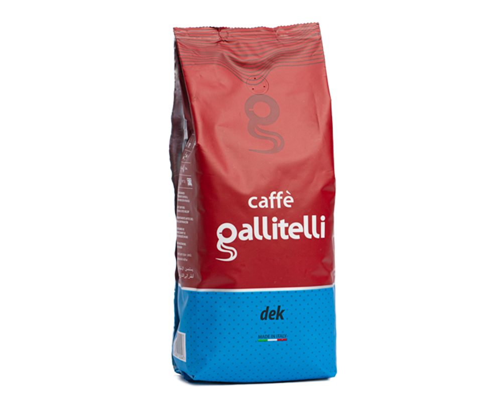 Gallitelli DEK Blend entkoffeinierter Espresso Kaffee Bohnen 1 kg