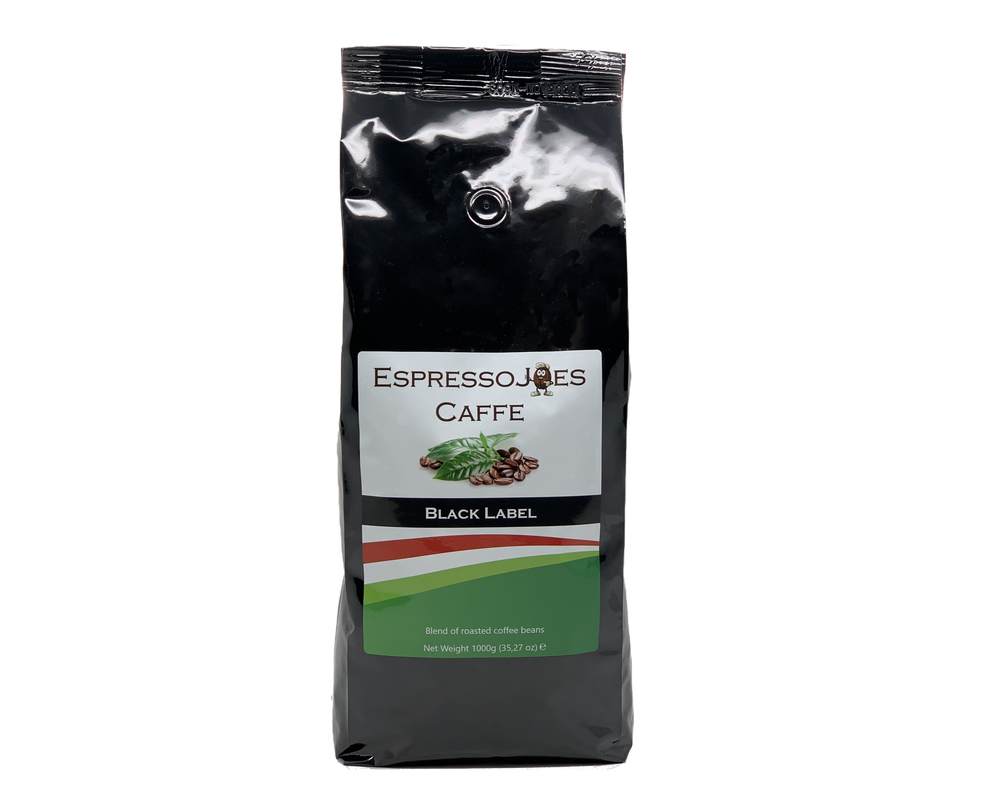 EspressoJOEs Caffe BLACK LABEL 1kg Espresso Bohnen