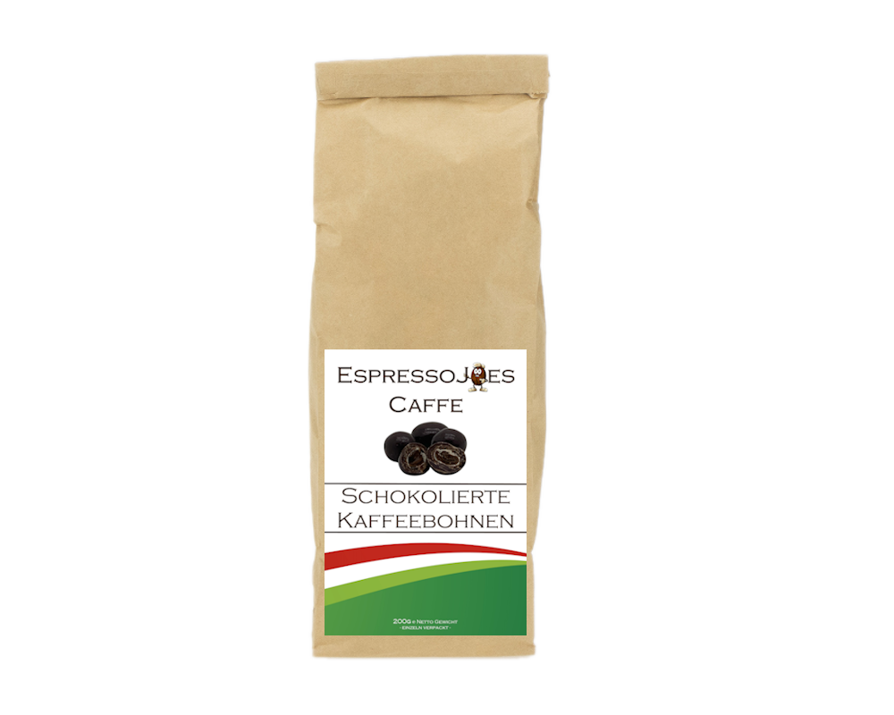 EspressoJOEs Caffe schokolierte Kaffeebohnen 200g Tüte