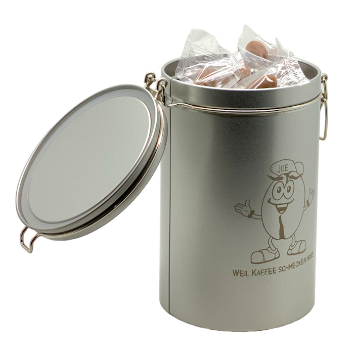 EspressoJOEs Caffe schokolierte Mandeln 200g Geschenkdose
