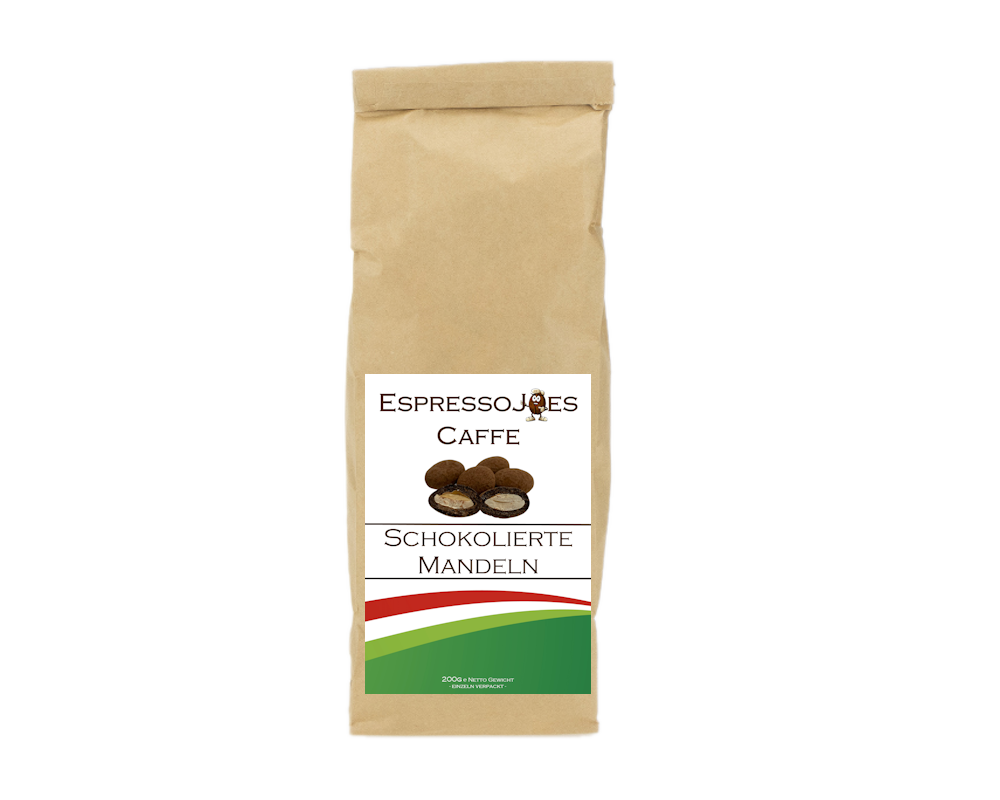 EspressoJOEs Caffe schokolierte Mandeln 200g TĂŒte