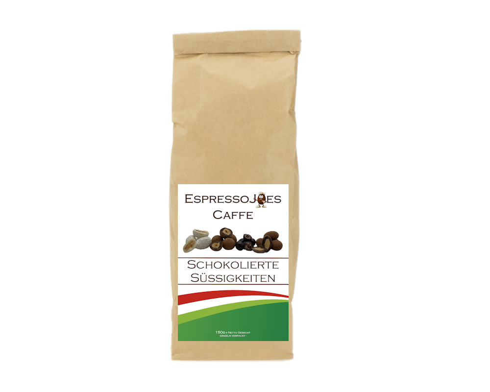 EspressoJOEs Caffe schokolierte Süßigkeiten 150g Tüte