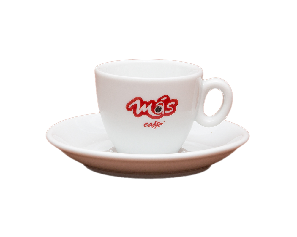 MAS Caffé moderne Espresso Tasse mit Untertasse