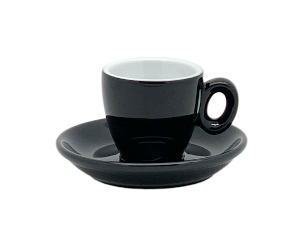 Nuova Point 6er-Set FIRENZE (68ml) Espresso Tasse schwarz