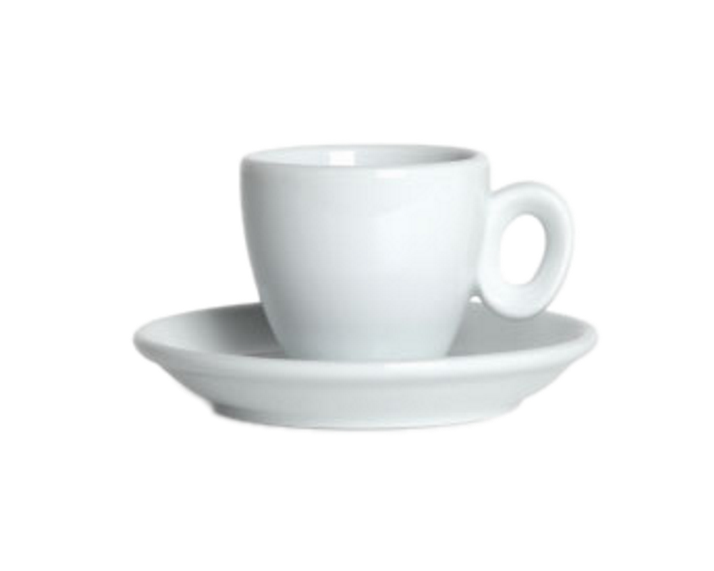 Nuova Point 6er-Set FIRENZE (68ml) Espresso Tasse weiß
