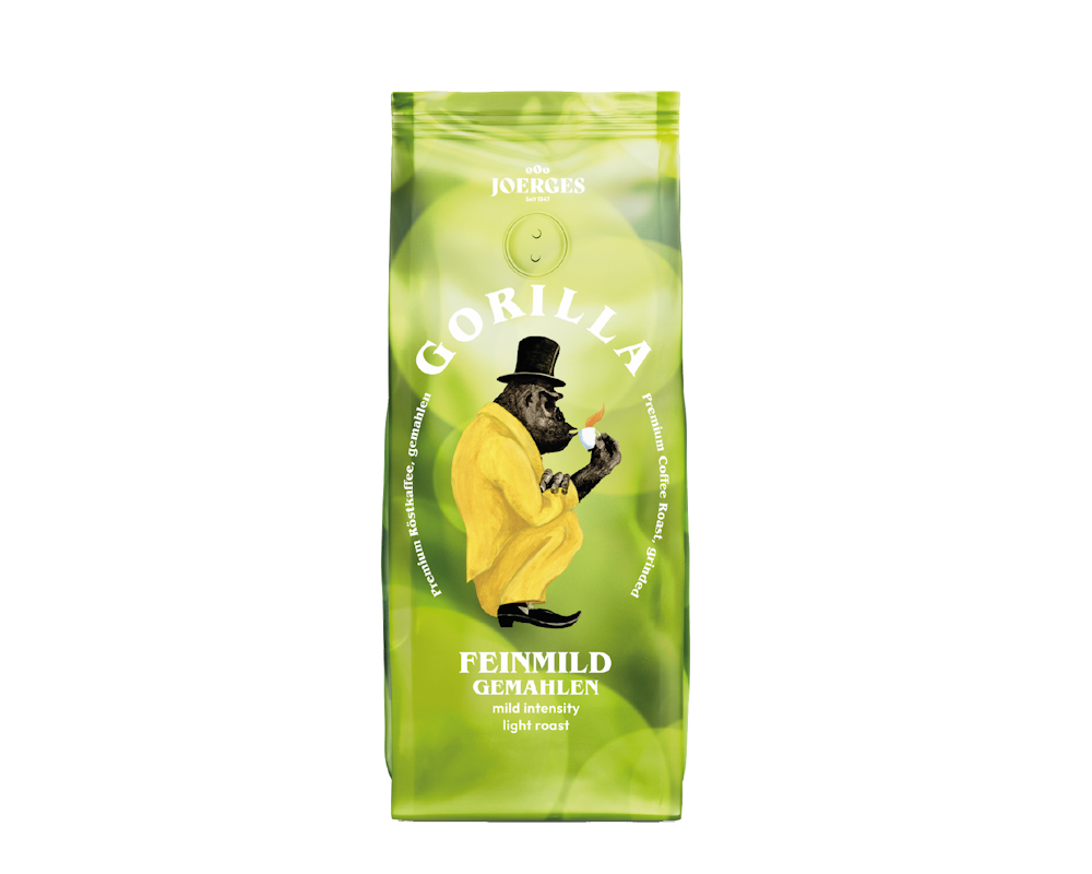 Gorilla FEINMILD Kaffee-Mischung 500 gr. gemahlen (Filterkaffee)