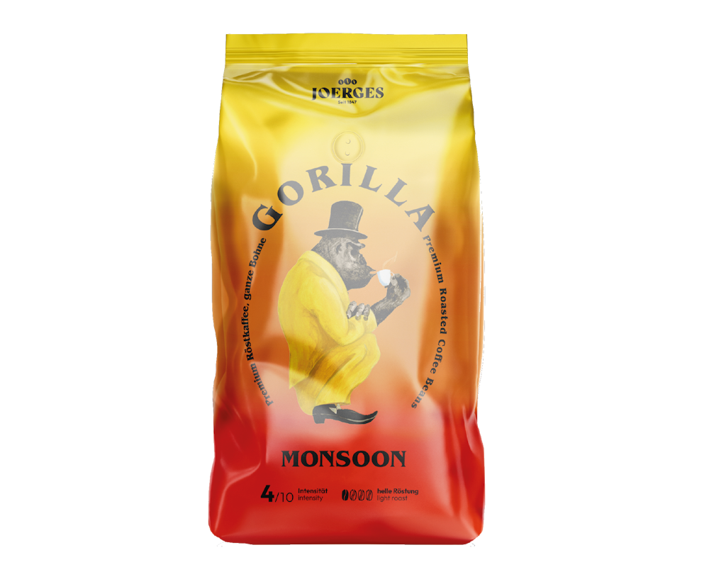 Gorilla MONSOON Kaffee 1 KG Bohnen