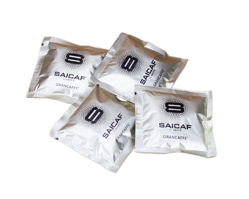 Saicaf GRANCAFFE 100% Arabica Espresso ESE Pads ab 1 Stück a 7gr. Cialde