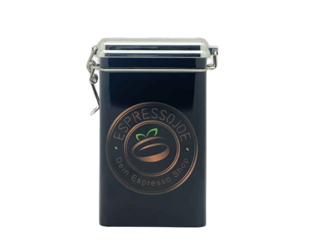 JOEs Bügelverschlussdose für 250g gemahlenen Kaffee schwarz