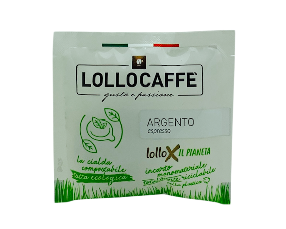Lollo Caffè ARGENTO Espresso ESE Pad Cialde ab 1 Stück 7,5g