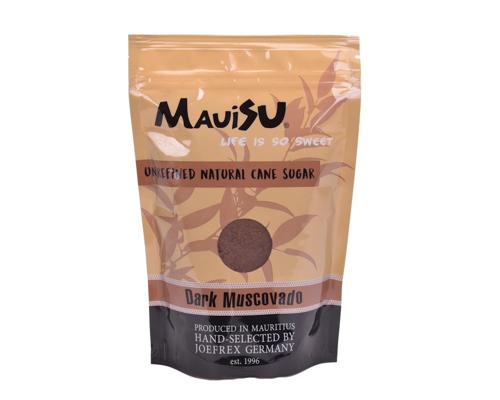 MauiSU DARK MUSCOVADO Rohrzucker aus Mauritius 500g