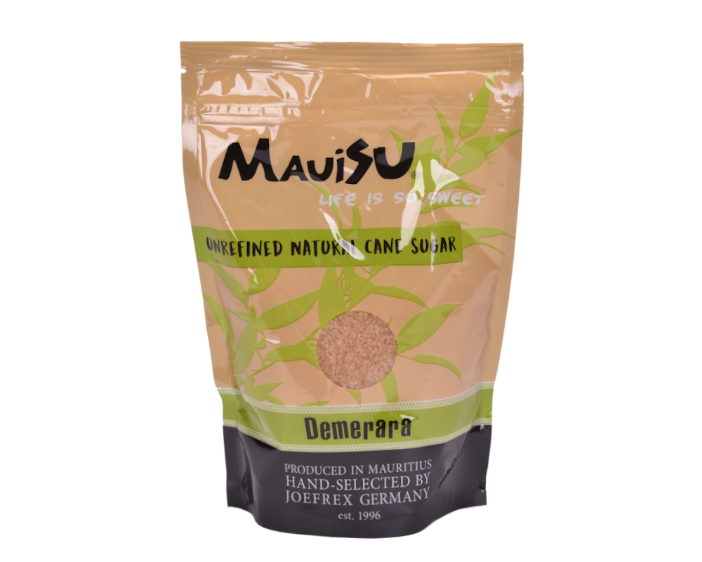 MauiSU DEMERARA Rohrzucker aus Mauritius 500g